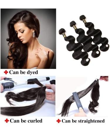 Yavida Brazilian Body Wave Bundles - 100% Unprocessed Remy Human Hair 10A | 12 14 16 Inch - Buy Online on GoSupps.com