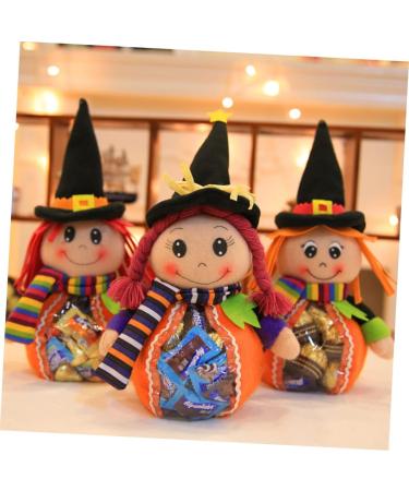 Healeved 2pcs Candy Bag Halloween Theme Pouch Halloween Party Favors Halloween Candy Kids Clear Bags for Favors Halloween Party Bags Halloween Party Favor Bags Gift Cloth Child The Witch - Buy Online on GoSupps.com