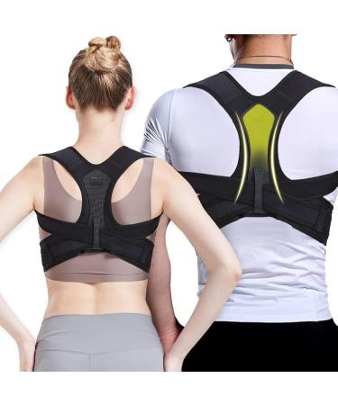 ZSZBACE Posture Corrector for Women and Men New Upgraded Upper Back Brace Support Belt for Hunchback Relieve Shoulder Neck Upper Back Pain(L/XL) X-Large