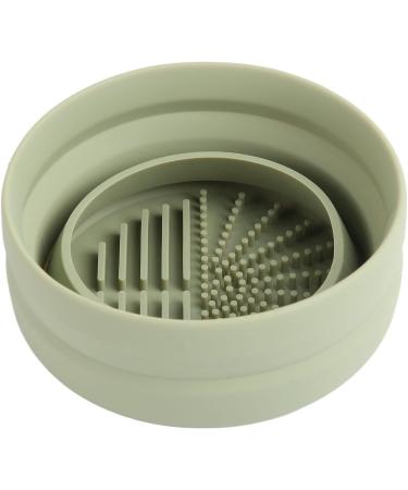 Foldable Makeup Brush Cleaning Bowl Portable Makeup Brush Cleaner Silicone Makeup Brush Cleaner Mat for Makeup Brush Powder Puff Sponge - Buy Online on GoSupps.com