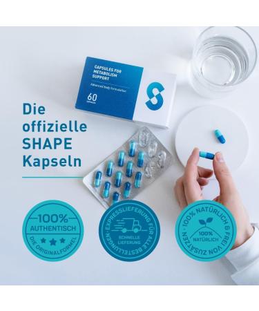 Advanced Body SHAPE Capsules - DUO Formula for Metabolism Support | 60 Capsules for Optimal Health - Buy Online on GoSupps.com