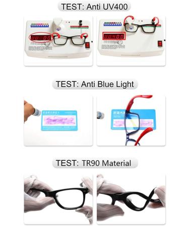 Tofox Anti Blue Light Glasses for Kids | Retro Clear Lens Reading Eyewear for Girls & Boys - Color 2 - Buy Online on GoSupps.com
