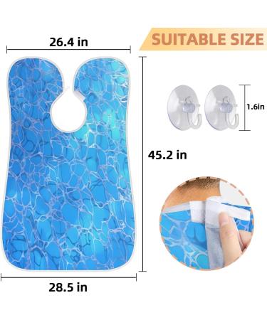 Water Beard Bib Apron - Ultimate Beard Hair Catcher for Men | Perfect Father's Day Anniversary & Christmas Gifts for Dad & Husband - Buy Online on GoSupps.com