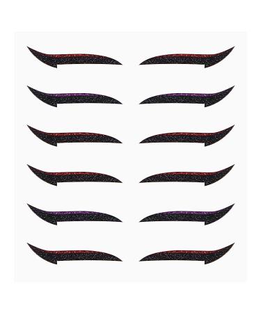 Cat Eye Makeup Double Eyelid Sticker: 36 Reusable Eyeliner and Lash Enhancer Stickers - Buy Online on GoSupps.com