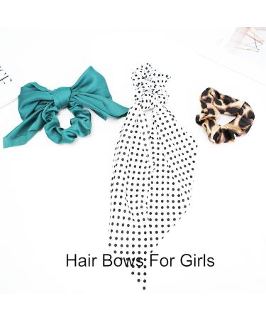 Jaciya 12 Pack Satin Silk Leopard Scrunchies for Women - Hair Scarf, Ponytail Holder, Elastic Hair Ties - Hair Styling Accessories - Buy Online on GoSupps.com