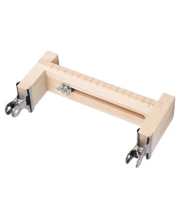 LIONKISS Wood Bracelet Jig  Hand Knitting Control Strength Simple Operation Bracelet Jig Kit Clear Scale for Woven Bracelet  SoarUpnh3V(Two Legs)