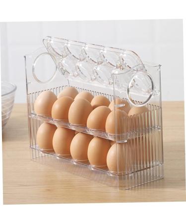 PRETYZOOM Egg Storage Box Egg Holder for Fridge Egg Storage Drawer Egg Preservation Holder Side Door Egg Plate - Buy Online on GoSupps.com