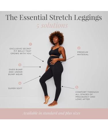 Motherhood Maternity Women's Essential Full Length Leggings - Navy, Secret Fit Belly - Buy Online on GoSupps.com