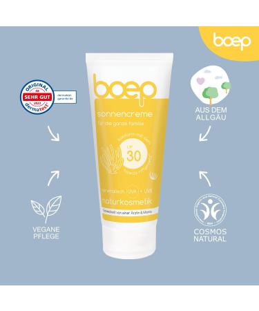 Boep Sunscreen LSF30 | Mineral Sun Protection for Babies & Adults | Vegan & Chemical-Free | Zinc Oxide | Family-Safe 200ml - Buy Online on GoSupps.com