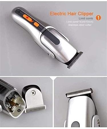 Pro Hair Clipper 5 in 1 Mens Grooming Kit Professional Beard Trimmer Rechargeable Hair Clippers Multi-Purpose Mustache Trimmer Waterproof Nose& Ear Body Trimmer for Men Father Husband Boyfriend - Buy Online on GoSupps.com