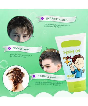 gowwim Baby Hair Gel - Fresh Kids Styling Hair Gel 4.4oz | Medium-Strong Hold, Non-Greasy, Fruit Fragrance - Buy Online on GoSupps.com