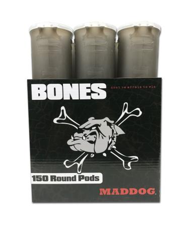 Maddog 150 Round Bones Paintball Pods Smoke 6 Pack
