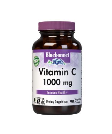Bluebonnet Nutrition Vitamin C 1000 mg 90 Vegetable Capsules