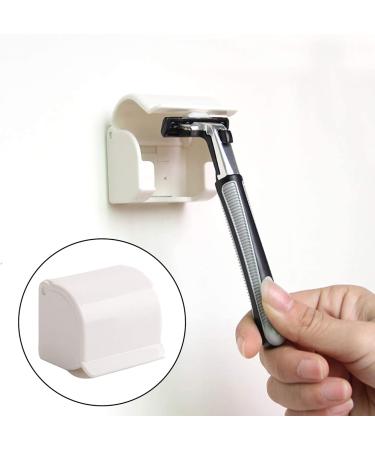 Buy Generic QWL8 Self-Adhesive Wet Razor Holder - No Drilling Waterproof Plastic for Home Bathroom & Office | 2-Piece Set - Buy Online on GoSupps.com