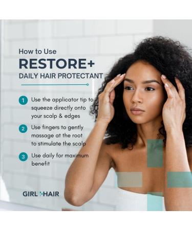 GIRL+HAIR Restoring Scalp Treatment Balm - Tea Tree Oil - Soothe & Anti-Itch - Hair Growth - 3.4 floz - Buy Online on GoSupps.com