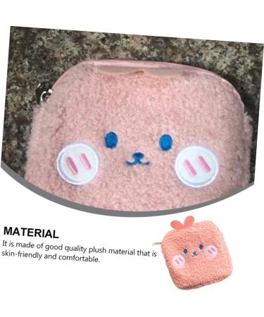 Cabilock Women's Mini Hygiene Bag - Plush Travel Bag for Menstrual Ties Diapers & Accessories | Fluffy Mint Handbag - Buy Online on GoSupps.com