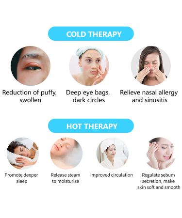 Reusable Cooling Eye Mask for Hot Cold Therapy - Reduce Eye Strain, Swelling, and Dark Circles - 2 Pack - Buy Online on GoSupps.com