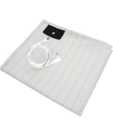 Grounding Mat For Bed Silver Conductive Earthing Mat with 180inch Grounding Wire Grounding Sheet Foldable Earthing Sheets Breathable Grounding Bed Sheet For Better Sleep 28 * 52inch - Buy Online on GoSupps.com