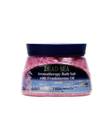 Malki Dead Sea Products Aromatherapy Frankincense Bath Salts - 500g | Soothing Bath Experience with Frankincense Oil | Stress Relief & Relaxation | Dead Sea Bathcare's Aromatherapy Blend