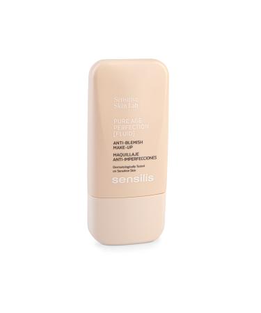 Sensilis Pure Age Perfection Makeup holds 8 hours antiblemish treatment for oily and acne skin color 03 beige ros 30 ml