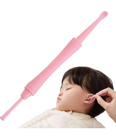 Fovolat Ear Wax Remover Double Head Ear Cleaning Tool Portable Ear Cleaner Reusable Ear Wax Removal Tool Comfortable Ear Pick Earwax Removal for Kids Pink - Buy Online on GoSupps.com