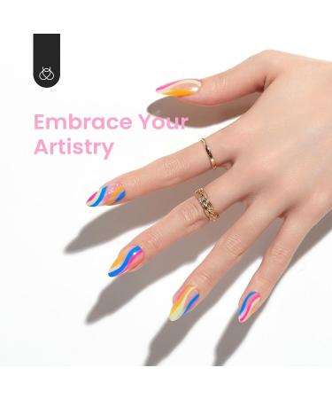 Beetles 52 Pcs Gel Nail Polish Kit with UV LED Light Starter Set - 32 Colors Glitter Christmas Gel Polish Set with Nail Dryer and Base Top Coat for Nail Art - Buy Online on GoSupps.com