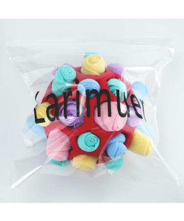 Larimuer Sniffing Ball for Dogs - Interactive Portable Toy for Small & Medium Dogs | Pink & Macaron Colors - Buy Online on GoSupps.com