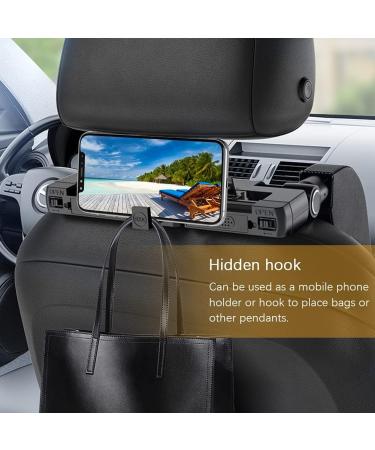 URAQT Car Seat Headrest Pillow - 180 Adjustable, Elastic Carbon Fiber Head Support for Neck Protection, Black - Buy Online on GoSupps.com