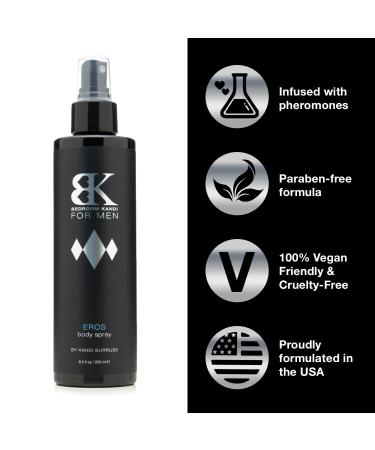 Bedroom Kandi Body Spray for Men - Eros Scent Deodorizing Spray by Kandi Burruss | Woody Fragrance for Men with Musky Base | Pheromone Enhanced Formula | Hygiene Care for Men - Buy Online on GoSupps.com
