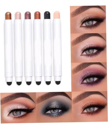 Eyeshadow Stick Eye Shadow Stick Long Lasting Cream Eyeshadow Pencil Waterproof Eye Shadow Pencils Eyeshadow Stick Set for Women Makeup Tool 6PCS - Buy Online on GoSupps.com