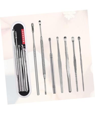 LALAFINA 7pc Ear Cleaning Tool Set | Stainless Steel Ear Care Kit | Spring Design | Ear Cleaners for Gentle Ear Cleaning - Buy Online on GoSupps.com