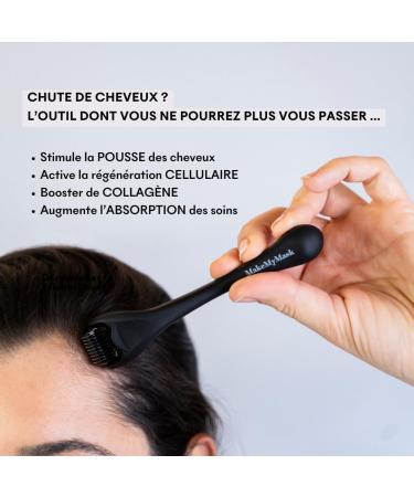 DermaRoller Hair | Hair Growth Roller | 540 Titanium Microneedles | Trichological Quality | Fights Hair Loss | Regenerates the Scalp | MakeMyMask - Buy Online on GoSupps.com