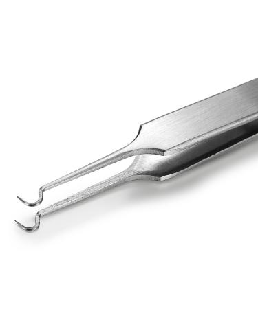 JewelryWe Stainless Steel Blackhead Remover & Pimple Clips - Curved Needle Tool for Clear Skin - Buy Online on GoSupps.com