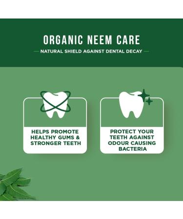 Dabur Bio-Toothpaste with Neem 100ml - Fresh Breath Caries Protection Strengthens Gums & Reduces Sensitivity | Daily Oral Care - Buy Online on GoSupps.com