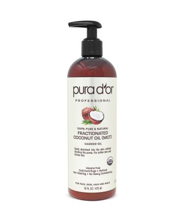 Pura D'or Professional Fractionated Coconut Oil 16 fl oz (473 ml)