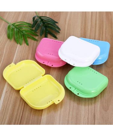 Buy 5-Piece Dental Prosthesis Storage Case Box - Orthodontic Retainer & Mouth Protection Container - International Shipping Available - Buy Online on GoSupps.com