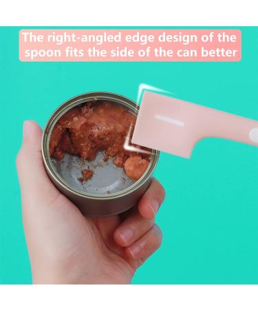 2 Pack Cat Can Covers & Spoons Set - Cute Cat Shaped Lids with Right Angle Spoons - Universal Fit Pet Food Can Tops in Green and Pink - Buy Online on GoSupps.com