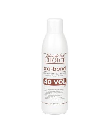 Blonde By Choice Oxi-bond 40 Vol Developer Enriched 12% Hydrogen Peroxide with Keratin Argan Oil & Amino Acids. Mix Hair Bleach Powder And Peroxide to Improve Hair Colouring or Bleaching 1000ml Blonde 1 l (Pack of 1)