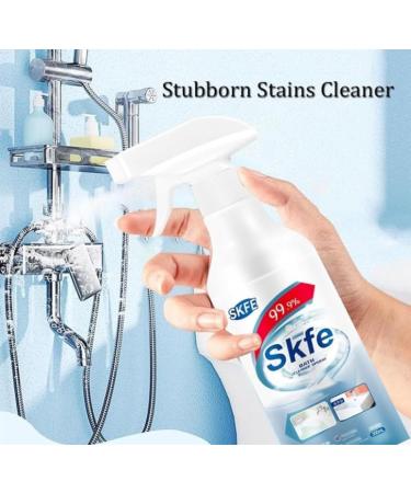 Bath Cleaner Spray Stubborn Stains Cleaner Multipurpose Cleaning Spray for Bathroom Bathroom Descaler Cleaner Multipurpose Foaming Cleaner for Bathroom Toilets and Porcelain Surface - Buy Online on GoSupps.com