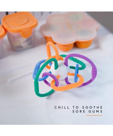 Quark Thiingy Baby Teething Toy - BPA-Free Silicone Rings & Rattle - Safe & Sterilized - Newborns 0-12 Months - Buy Online on GoSupps.com