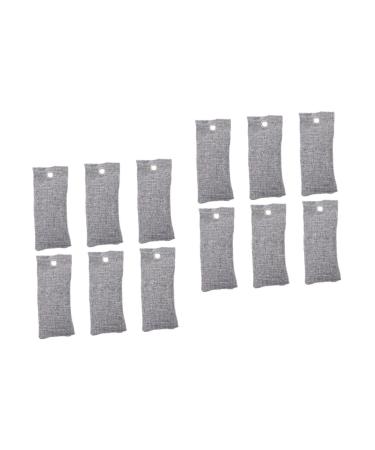 Adocarn Automobil 12 piece Air Professional Bags Charcoal Smart Draddler Household Need Absorber Shoe For the household Exchangeable cleaning bag Comfortable Nature car absorbing grayx2st 18x7.5x3.5cmx2pcs