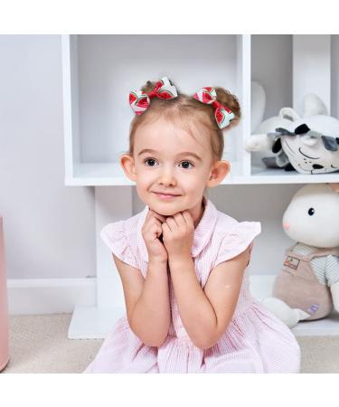 6 Pack Watermelon Bow Hair Clips - Fruit Hair Accessories for Women and Girls - Buy Online on GoSupps.com