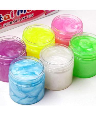 24 Pack Empty Plastic Slime Containers with Leak-Proof Lids and Labels - TUZAZO 8 oz and 4 oz Storage Jars for Crafts, Jewelry Making, Cosmetics - 24 Pack - Buy Online on GoSupps.com