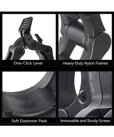 Buy Elegance-go Dumbbell Closures - 4 Quick Lock Barbell Clamps (25mm) for All Workouts - Blue & Black - Buy Online on GoSupps.com