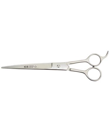 Tamsco Barber Shear 9-Inch Curved Blade Stainless Steel Ice Tempered Beveled Edge Curved