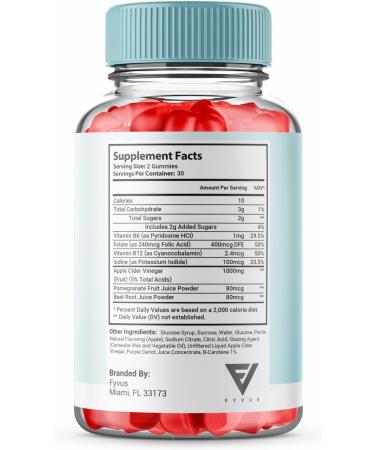 Fyvus Keto Genesis ACV Gummies - Advanced Weight Loss & Ketosis Support with 1000MG Apple Cider Vinegar | 60 Gummies - Buy Online on GoSupps.com