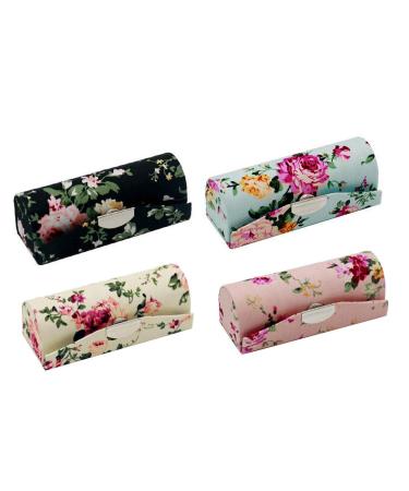 Lurrose Lipstick Case with Mirror - 4-Piece Makeup Organizer for Women | Travel Cosmetic Storage Bags - Buy Online on GoSupps.com