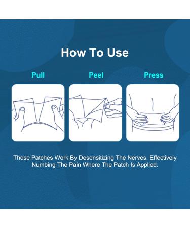 Teemofe Lidocaine Pain Relief Patch 30 Count | Maximum Strength Pain Patches for Muscle Relief in Neck Knee Back and Shoulders |12 Hour Long Lasting Relief Pains-260122 - Buy Online on GoSupps.com