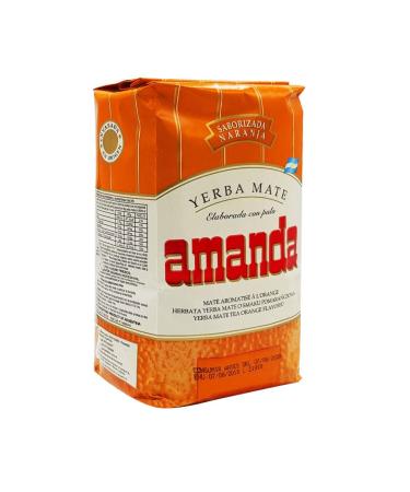 Yerba Mate Amanda - saveur orange - 500g