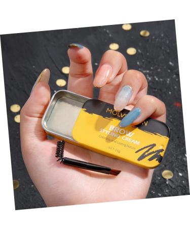 Angoily 2 Pcs Styling Cream Wax and Clear Brow Wax Makeup Wax Stick Earth Tones - Buy Online on GoSupps.com